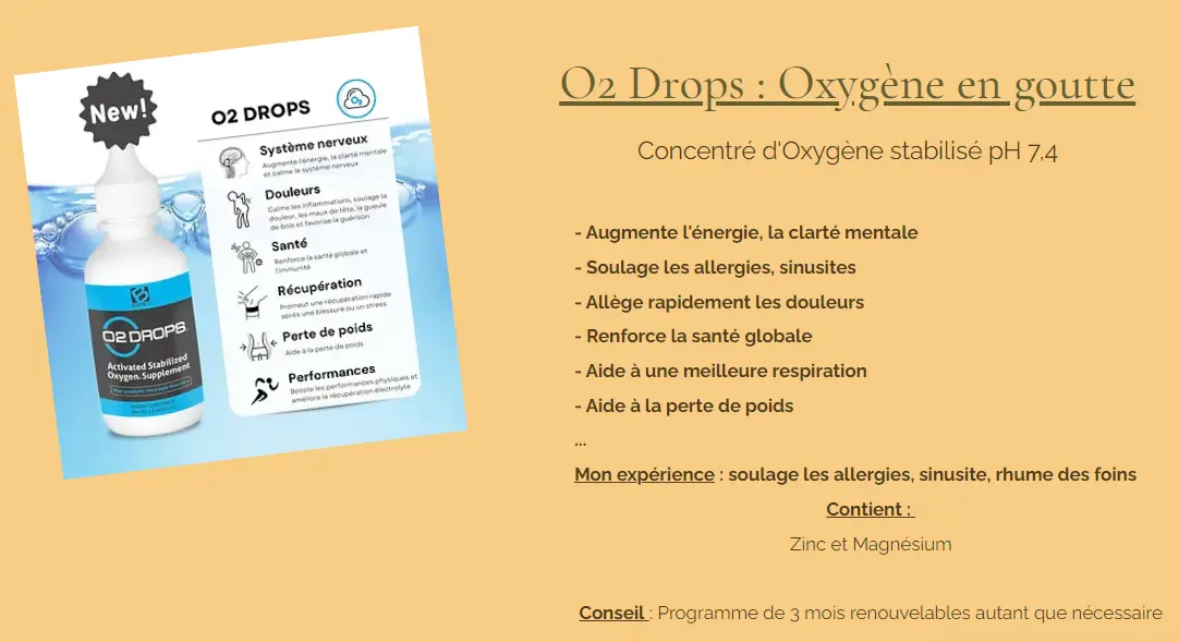 Oxygène en goutte BEPIC